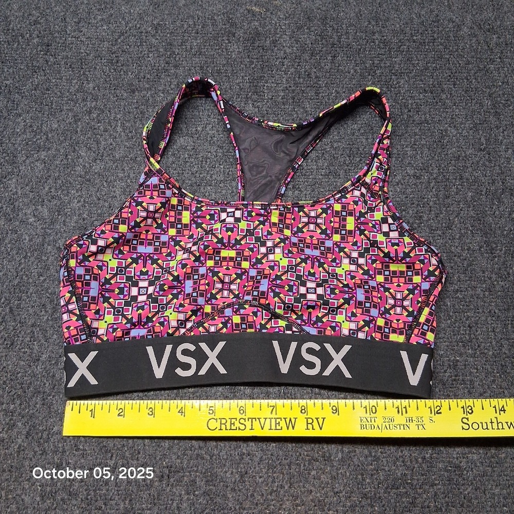 Victoria Secret Sport‎ VSX Sports Bra Womens SIze Medium Racerback Wireless - Picture 5 of 6